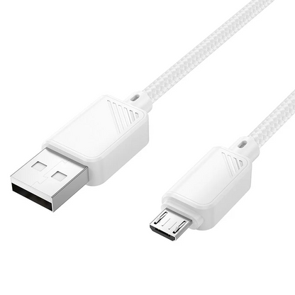 Datový a nabíjecí kabel USB-A - microUSB HOCO X113, 18W, 1m, bílý
