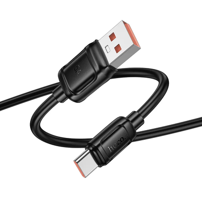 Datový a nabíjecí kabel USB-A - USB-C HOCO X115, 100W, 1m, černý