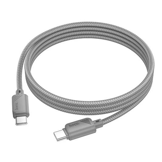 Datový a nabíjecí kabel USB-C - USB-C HOCO X113, 60W, 1m, šedý