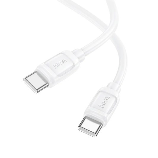 Datový a nabíjecí kabel USB-C - USB-C HOCO X115, 240W, 1m, bílý