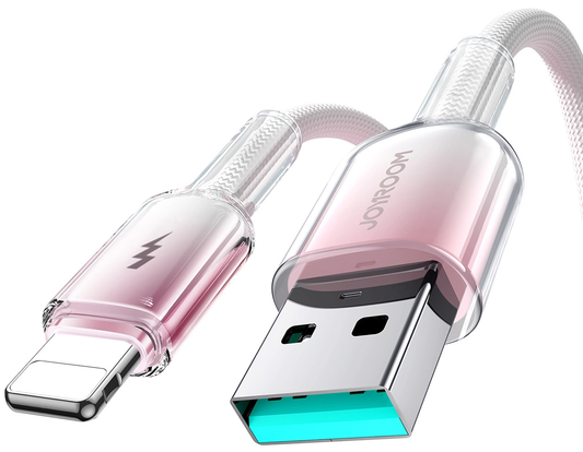 Datový a nabíjecí kabel USB-A - Lightning Joyroom S-A42, 18W, 1,2 m, bílý