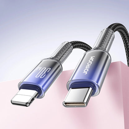 Datový a nabíjecí kabel USB-C - Lightning Joyroom S-A42, 30W, 1,2m, černý