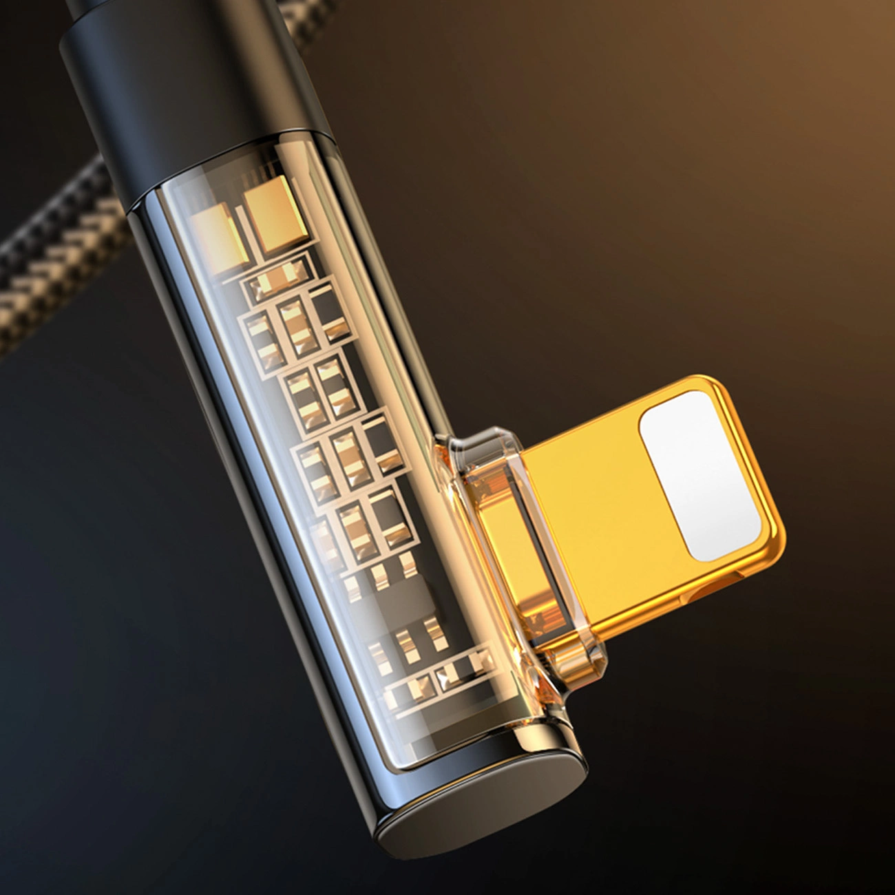 Datový a nabíjecí kabel USB-A - Lightning Joyroom S-UL012A6 úhlový, 18W, 1,2m, černý