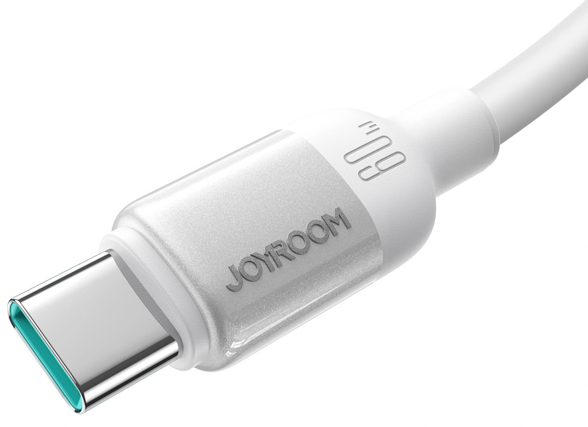 Datový a nabíjecí kabel USB-C - USB-C Joyroom S-A62 Lively, 60W, 1,2 m, bílý