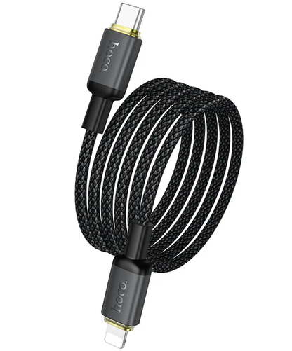 Datový a nabíjecí kabel USB-C - Lightning HOCO X128 Benefit, 30W, 1m, černý