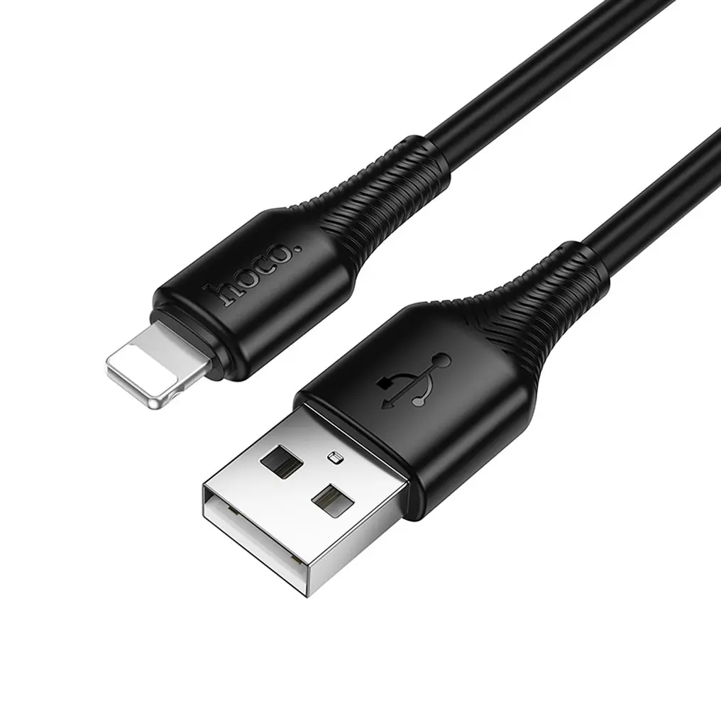 Datový a nabíjecí kabel USB-A - Lightning HOCO X120, 18W, 1m, černý