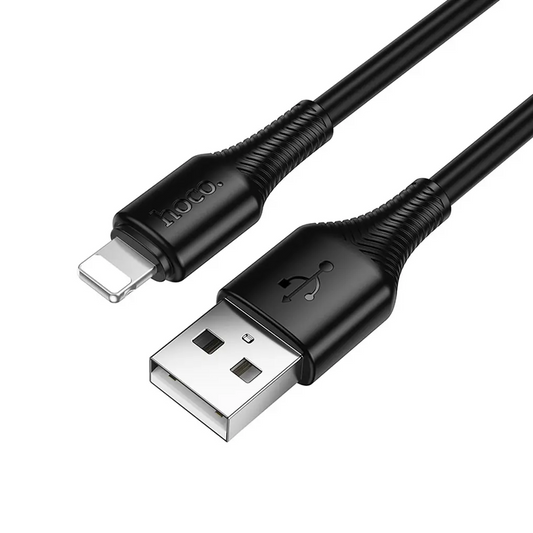 Datový a nabíjecí kabel USB-A - Lightning HOCO X120, 18W, 1m, černý