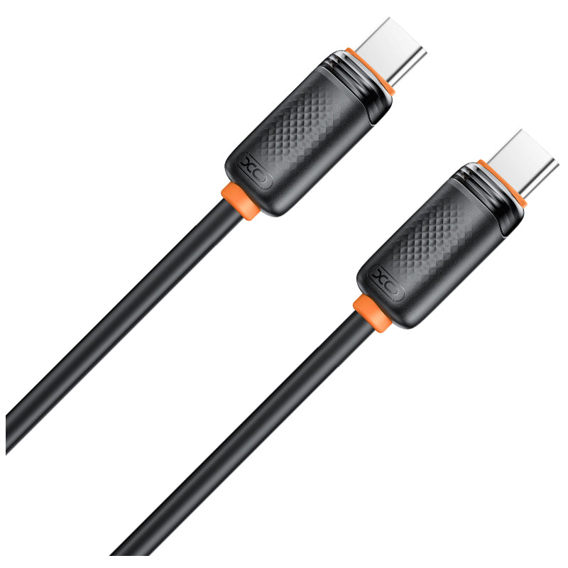 Datový a nabíjecí kabel USB-C - USB-C XO Design NB-Q302B, 60W, 1m, černý