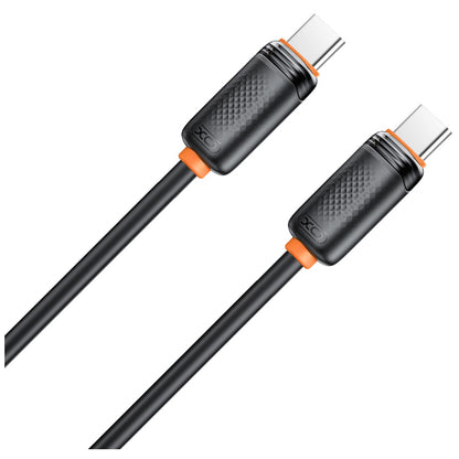 Datový a nabíjecí kabel USB-C - USB-C XO Design NB-Q302B, 60W, 1m, černý