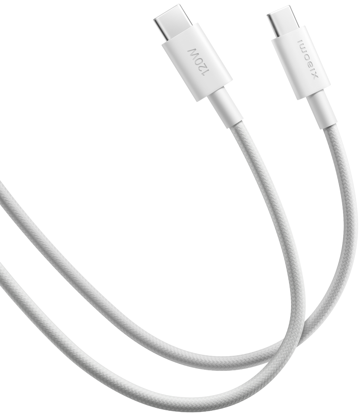 Datový a nabíjecí kabel USB-C - USB-C Xiaomi, 120W, 2m, bílý BHR087AGL