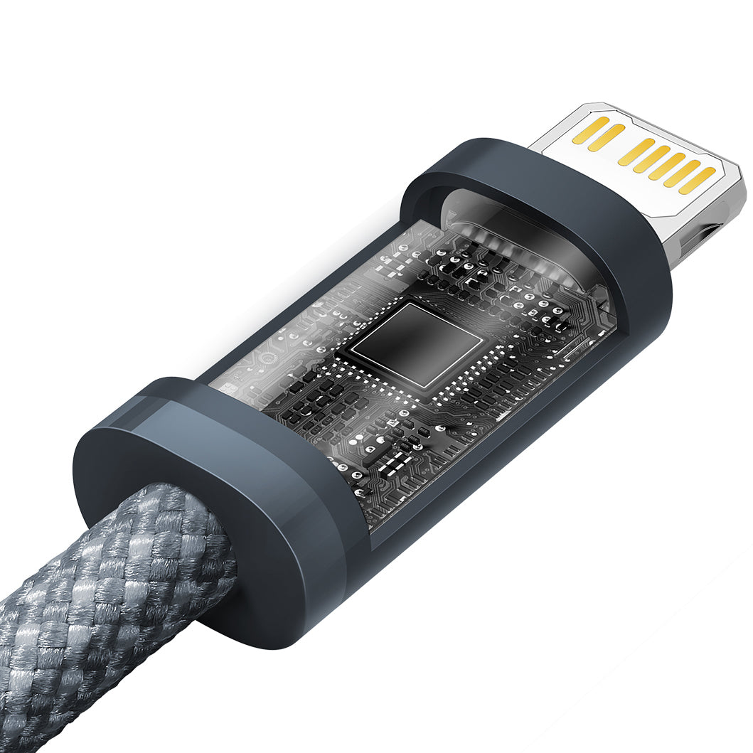 Kabel pro data a nabíjení USB-C - Lightning Baseus Dynamic Series, 20W, 1m, šedý CALD000016
