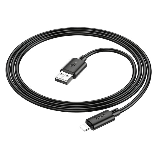 Datový a nabíjecí kabel USB-A - Lightning HOCO X88, 18W, 1m, černý 