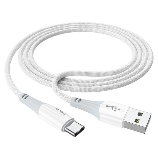 Datový a nabíjecí kabel USB-A - USB-C HOCO X70, 60W, 1m, Bílý