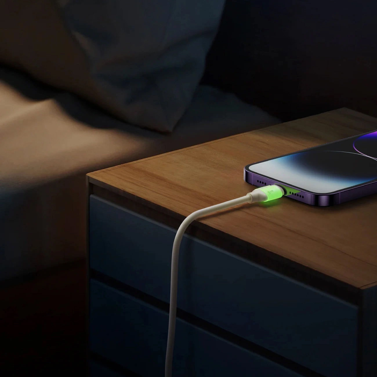 Datový a nabíjecí kabel USB-A - Lightning Joyroom S-A53, 18W, 1,2m, Béžový