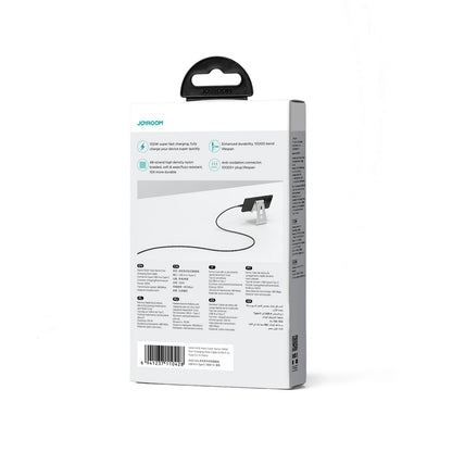 Datový a nabíjecí kabel USB-A - USB-C Joyroom Multi-Color S-A34, 100W, 1m, černý