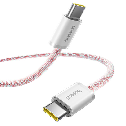 Datový a nabíjecí kabel USB-C - USB-C Baseus Dynamic 4 Series, 100W, 1m, Růžový P10381400411-00