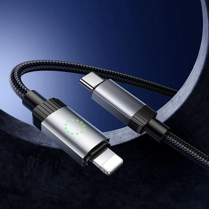 Datový a nabíjecí kabel USB-C - Lightning HOCO X117, 27W, 1m, černý