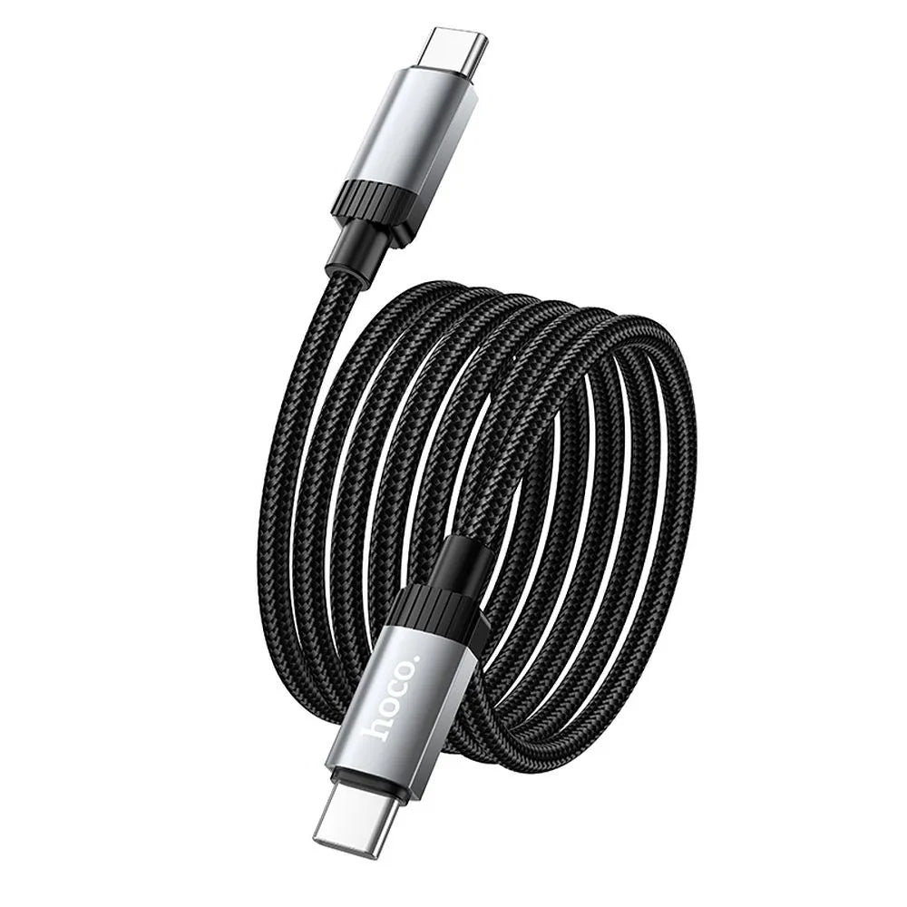 Datový a nabíjecí kabel USB-C - USB-C HOCO X117, 60W, 1m, černý