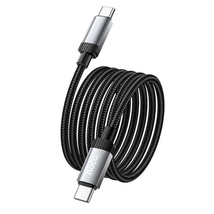 Datový a nabíjecí kabel USB-C - USB-C HOCO X117, 60W, 1m, černý