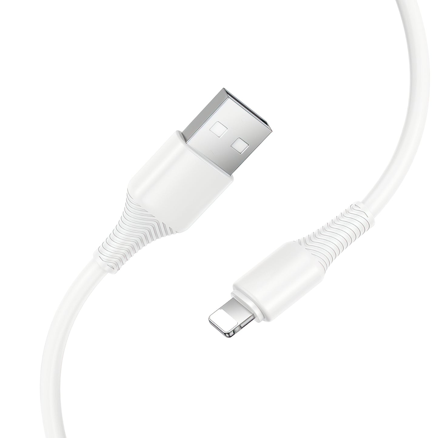 Datový a nabíjecí kabel USB-A - Lightning HOCO X120, 18W, 1m, Bílý