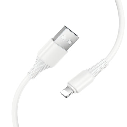 Datový a nabíjecí kabel USB-A - Lightning HOCO X120, 18W, 1m, Bílý