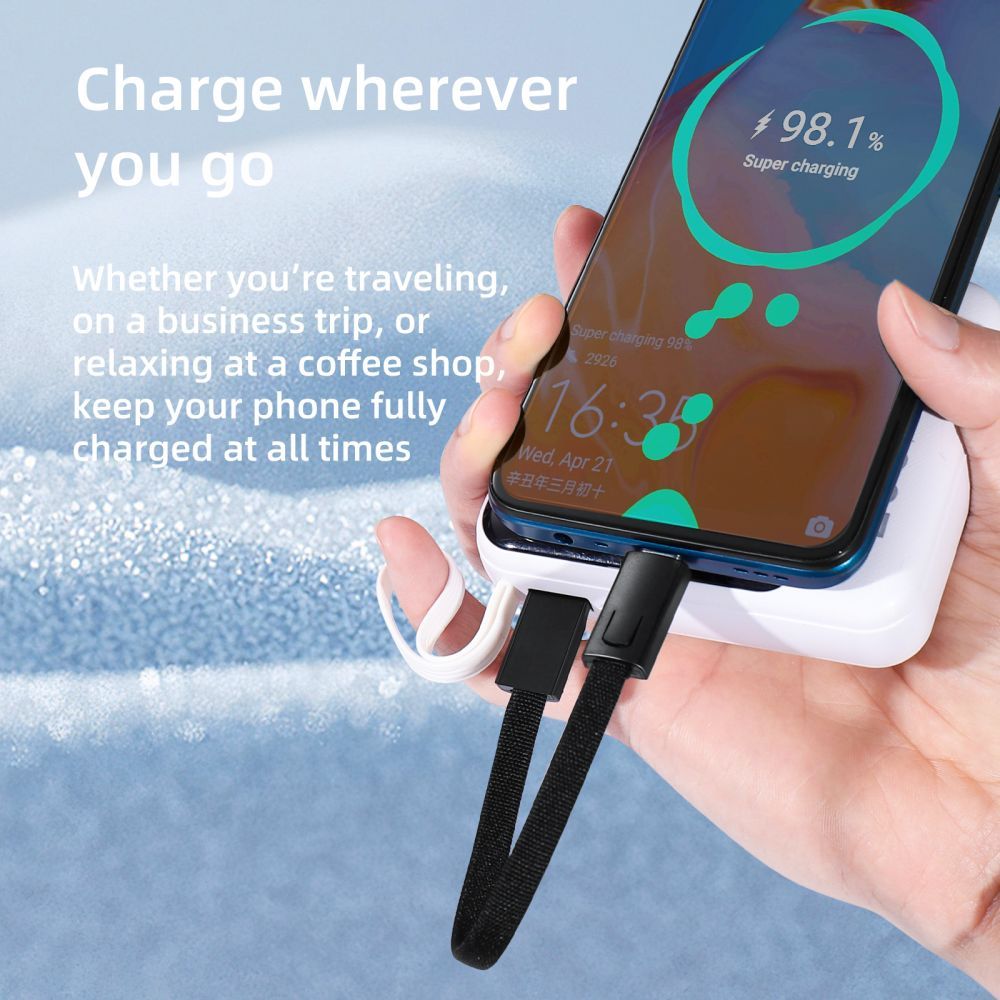 Kabel pro data a nabíjení USB-C - USB-C Tech-Protect Ultraboost DNA Keychain, 60W, 0.17m, šedý