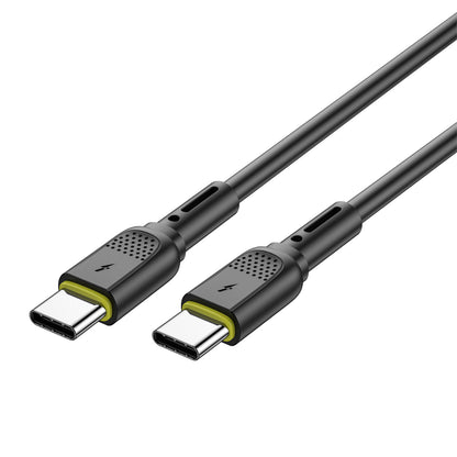 Datový a nabíjecí kabel USB-C - USB-C WiWu Wi-C034, 60W, 1.2m, Černý