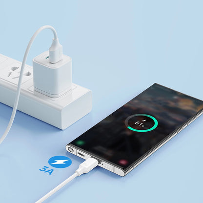 Datový a nabíjecí kabel USB-A - USB-C Joyroom S-A9, 20W, 1m, Bílý