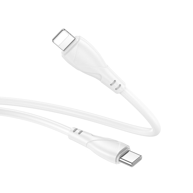 Kabel pro data a nabíjení USB-C - USB-C Borofone BX121 Energy, 60W, 1m, Bílý