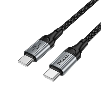 Kabel pro data a nabíjení USB-C - USB-C HOCO X121, 60W, 1.5m, černý