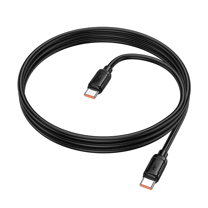 Datový a nabíjecí kabel USB-C - USB-C HOCO X115, 240W, 1m, černý