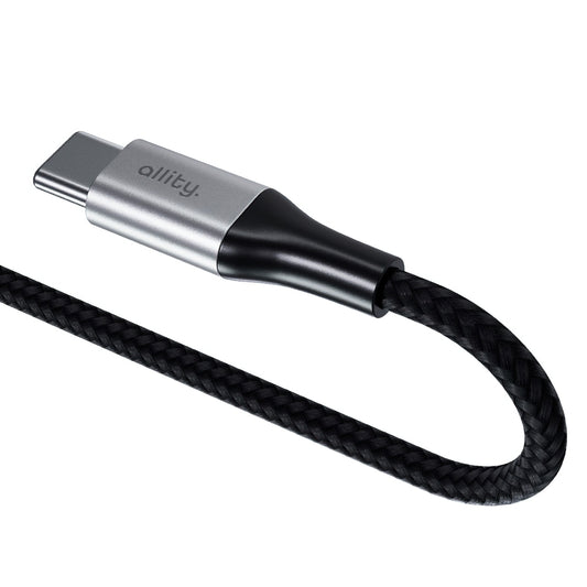 Kabel pro data a nabíjení USB-C - USB-C Allity. AUC-01, 100W, 1m, černý