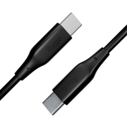 Kabel pro data a nabíjení USB-C - USB-C Allity. AUC-02, 100W, 2m, černý