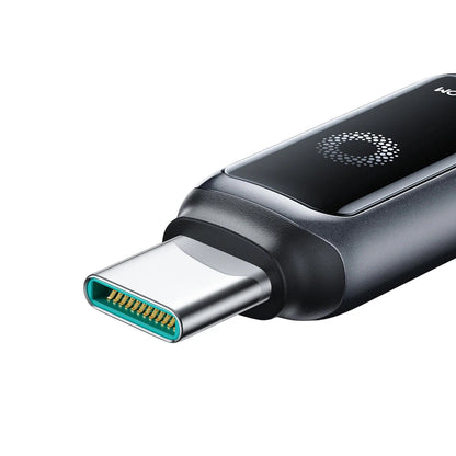 Datový a nabíjecí kabel USB-C - USB-C Joyroom S-A55 StarFlight Display, 100W, 1.2m, černý