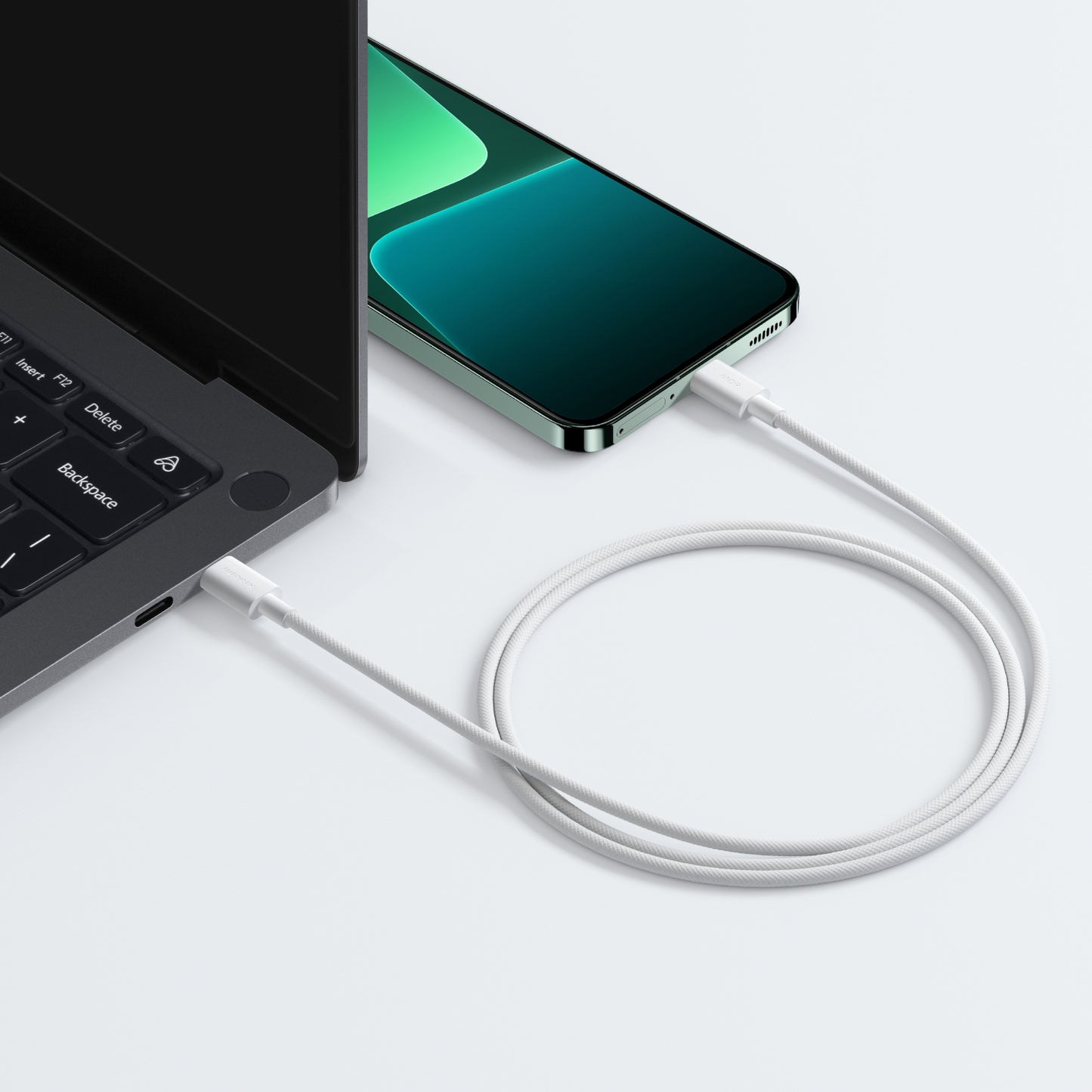Datový a nabíjecí kabel USB-C - USB-C Xiaomi, 60W, 1m, Bílý BHR0878GL
