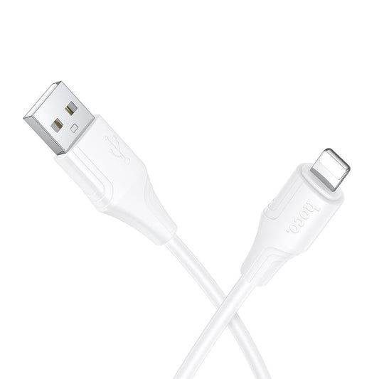 Datový a nabíjecí kabel USB-A - Lightning HOCO X124, 18W, 1m, Bílý