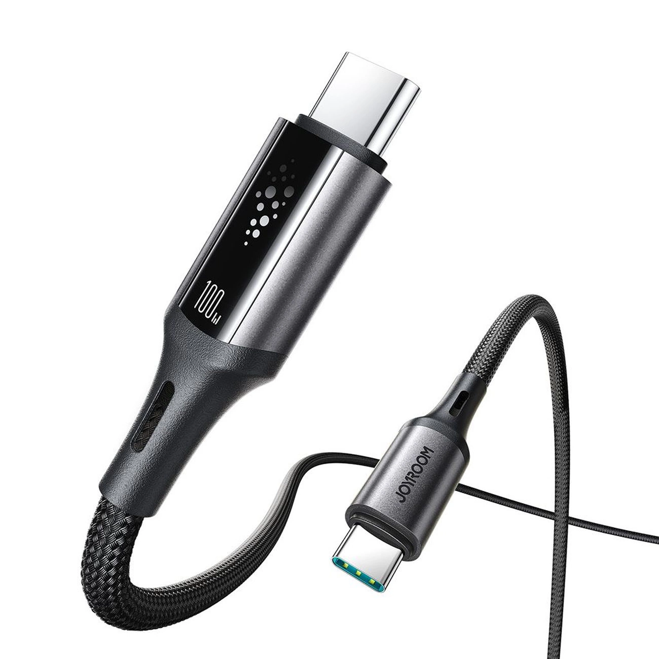 Datový a nabíjecí kabel USB-C - USB-C Joyroom S-A60 StarTalk, 100W, 1.2m, černý