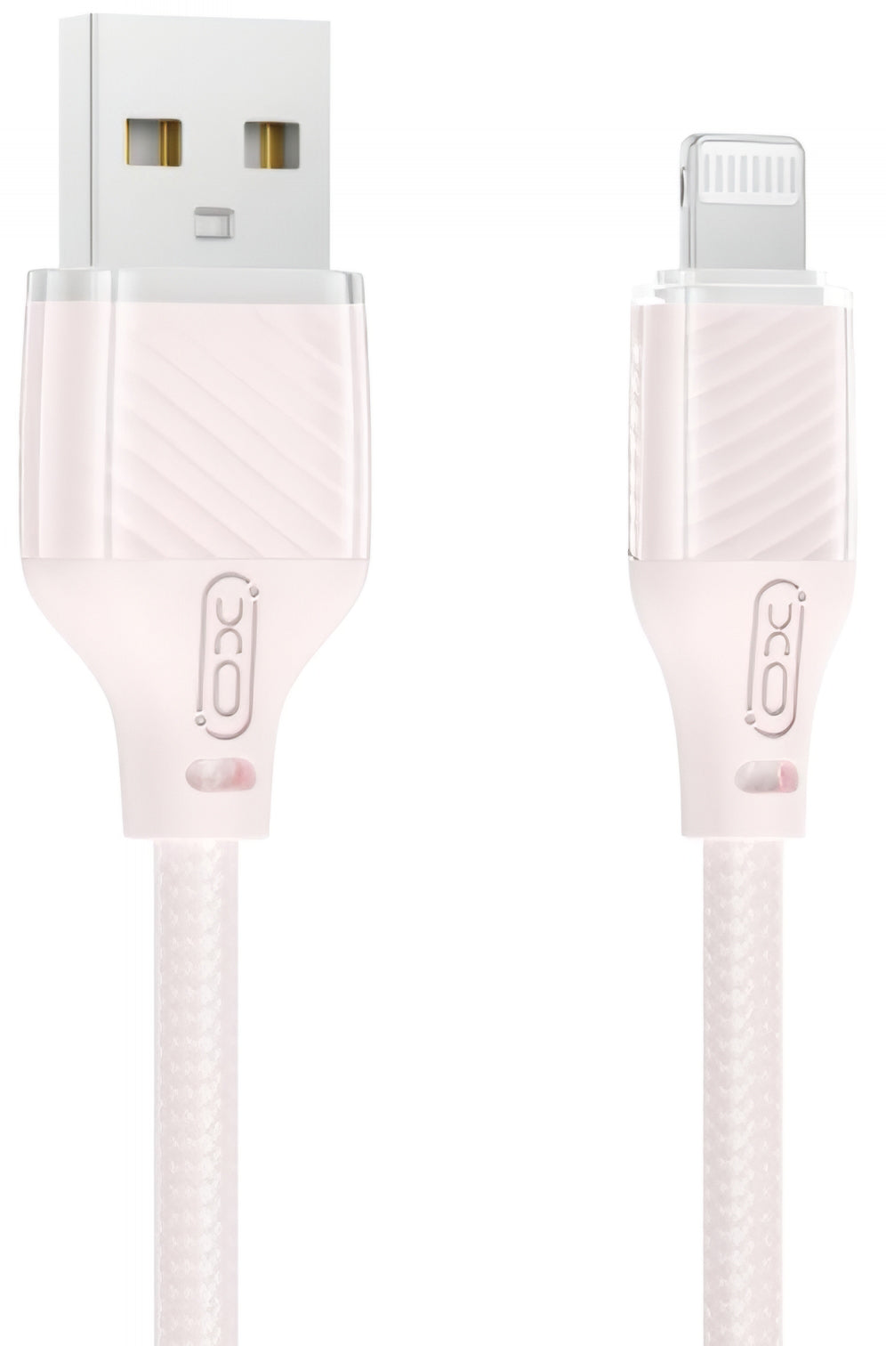 Datový a nabíjecí kabel USB-A - Lightning XO Design NB291, 18W, 1m, Růžový