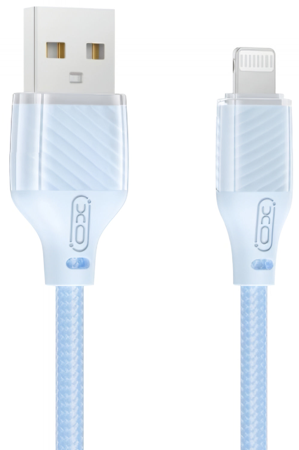 Datový a nabíjecí kabel USB-A - Lightning XO Design NB291, 18W, 1m, Modrý