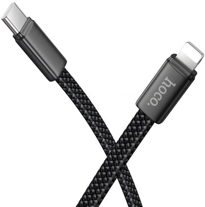 Datový a nabíjecí kabel USB-C - Lightning HOCO X125, 30W, 1m, černý