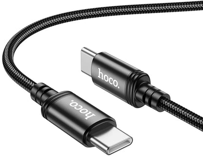Datový a nabíjecí kabel USB-C - USB-C HOCO X91, 60W, 3m, černý