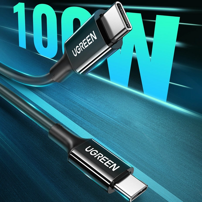 Kabel pro data a nabíjení USB-C - USB-C UGREEN US300, 100W, 2m, černý