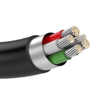 Datový a nabíjecí kabel USB-A - miniUSB UGREEN US132, 3m, černý
