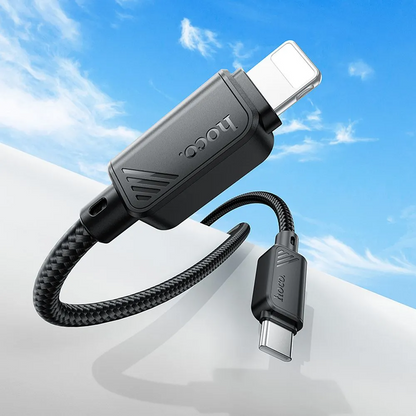 Datový a nabíjecí kabel USB-C - Lightning HOCO X113, 27W, 1m, černý