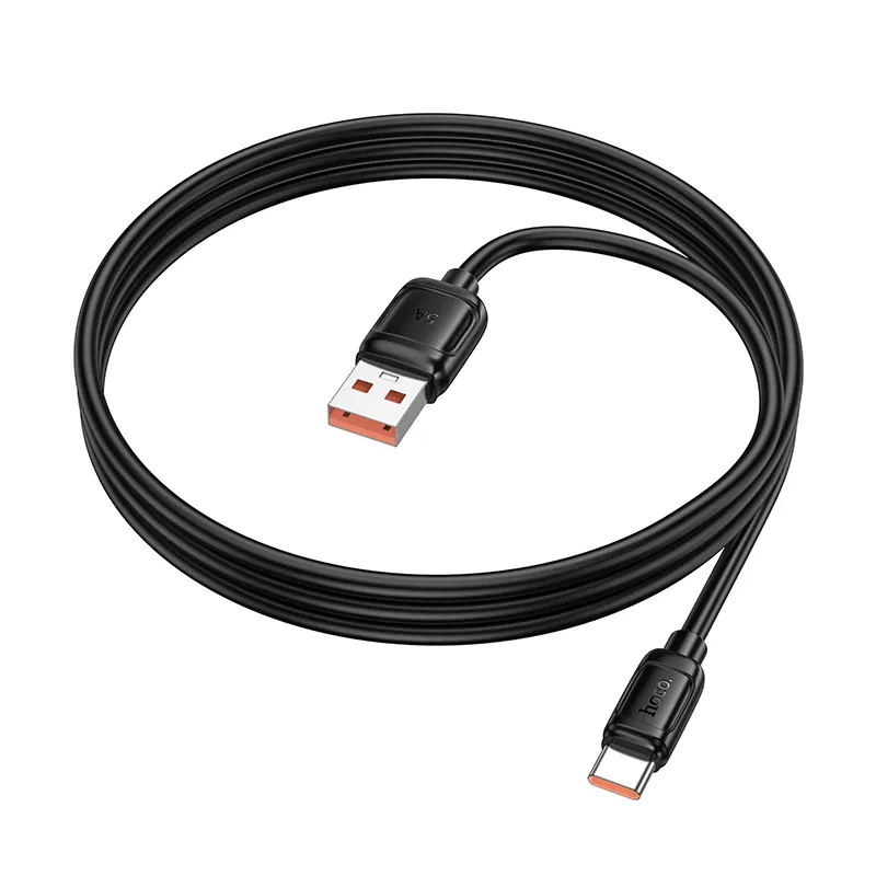 Datový a nabíjecí kabel USB-A - USB-C HOCO X115, 100W, 1m, černý
