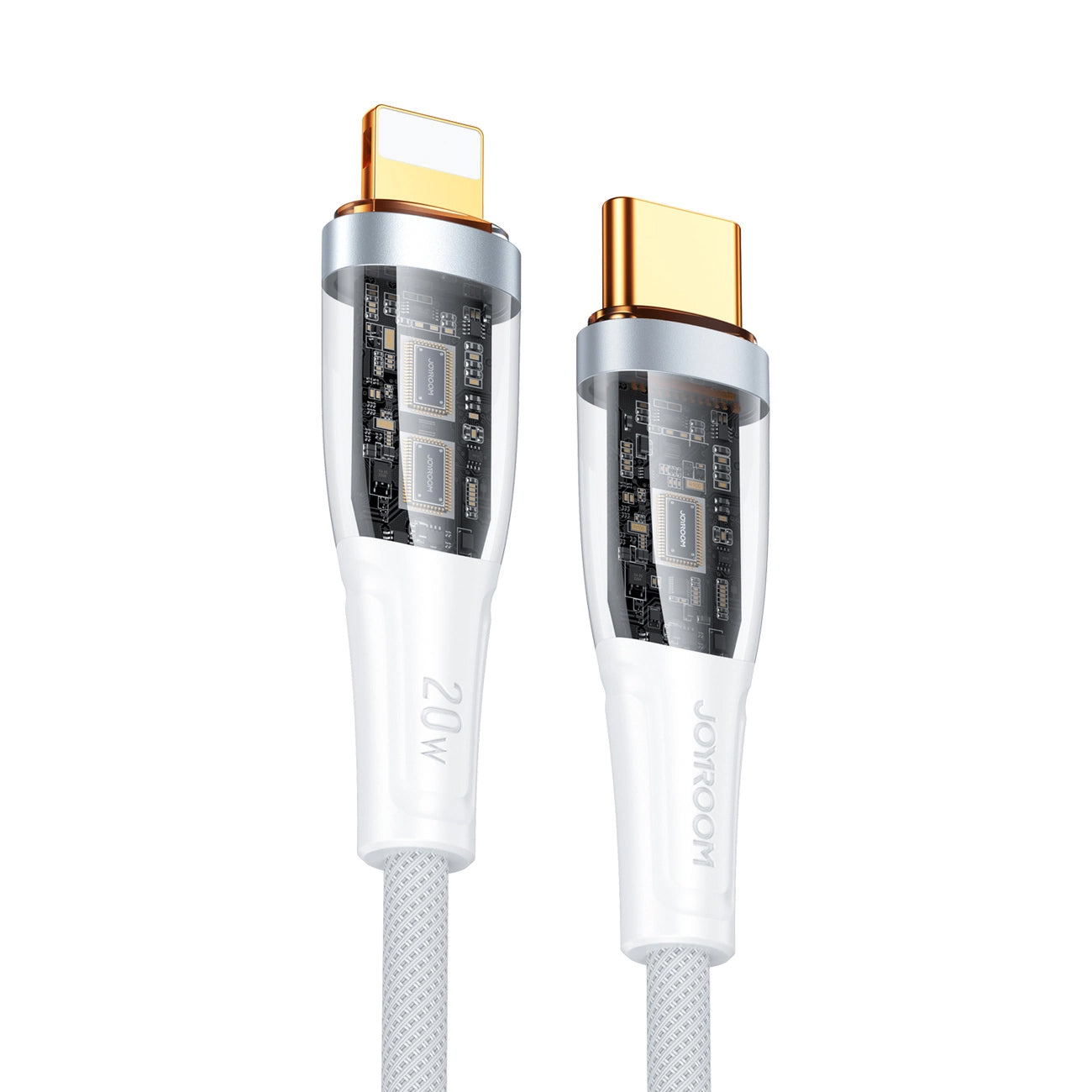 Datový a nabíjecí kabel USB-C - Lightning Joyroom S-CL020A3, 20W, 1,2m, bílý