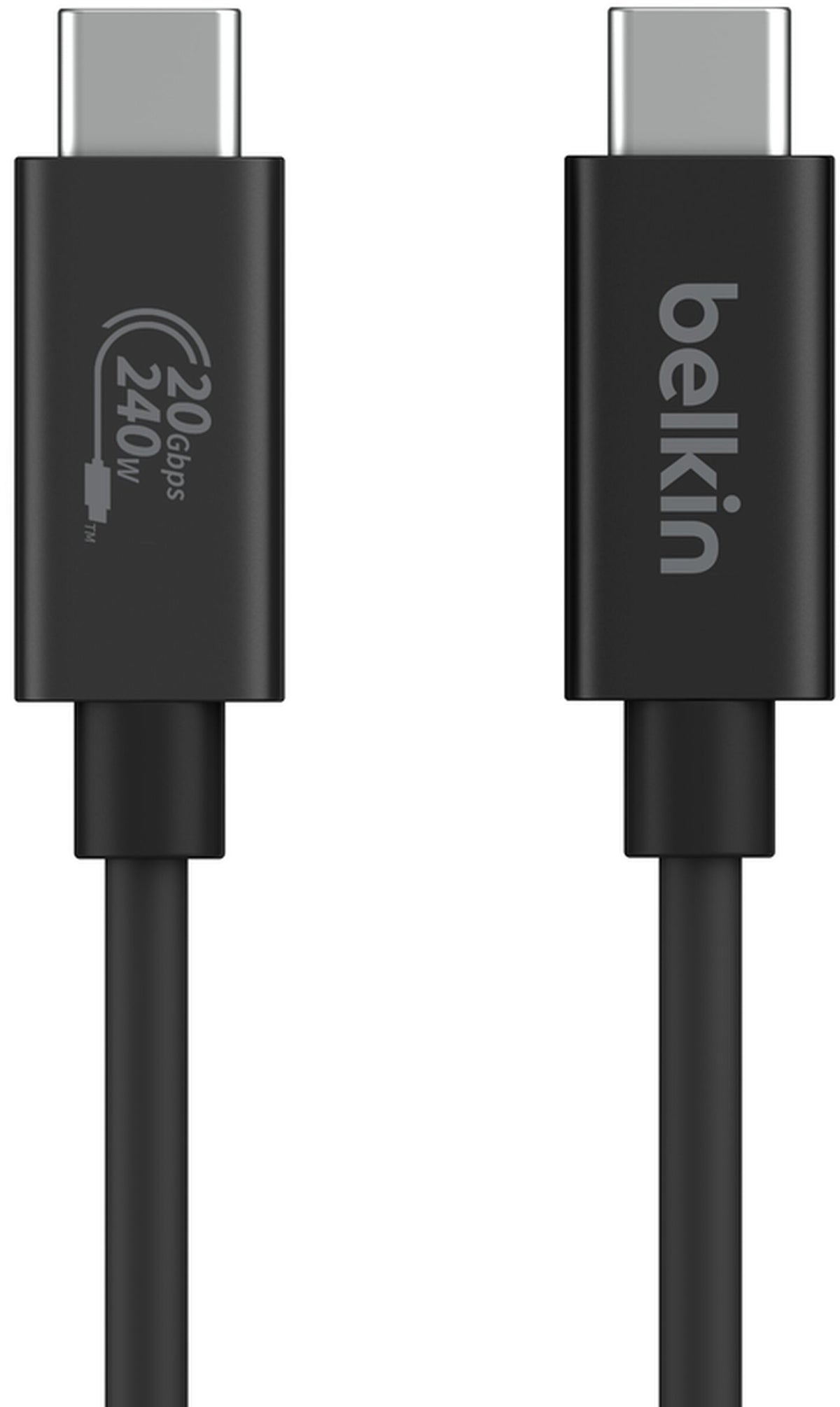 Datový a nabíjecí kabel USB-C - USB-C Belkin Connect, 240W, 2m, černý INZ004bt2MBK