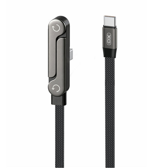 USB-C datový a nabíjecí kabel - USB-C XO Design NB-Q311, 240W, 1,5m, černý
