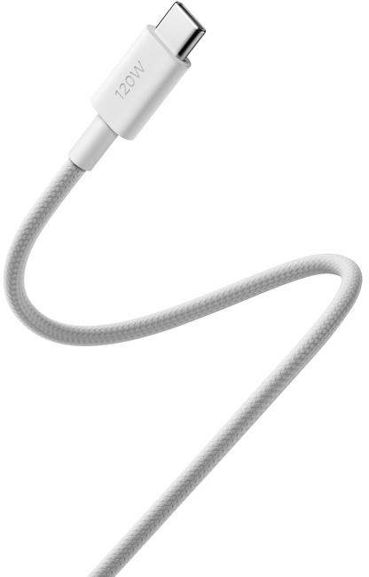 Datový a nabíjecí kabel USB-C - USB-C Xiaomi, 120W, 2m, bílý BHR087AGL