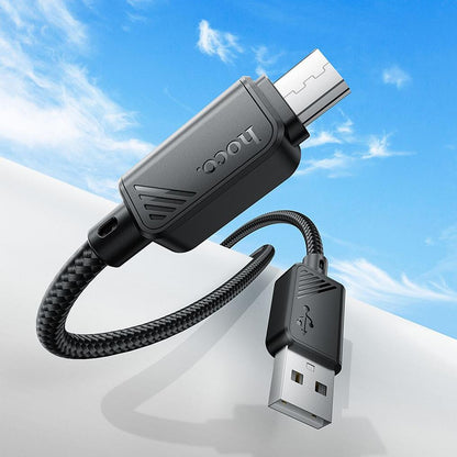 Datový a nabíjecí kabel USB-A - microUSB HOCO X113, 18W, 1m, černý